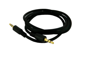 Кабель jack 3.5mm (AUX), папа-папа (1,5 м, черный)