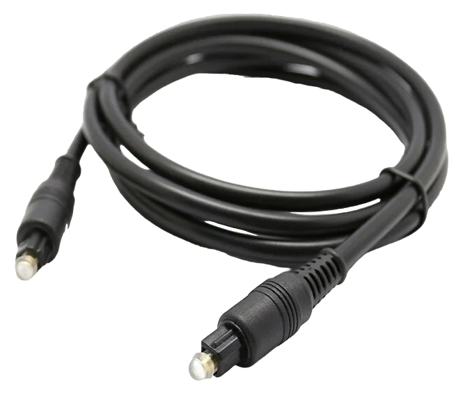 Кабель оптический Toslink-Toslink 4 мм (1.5 м, черный)